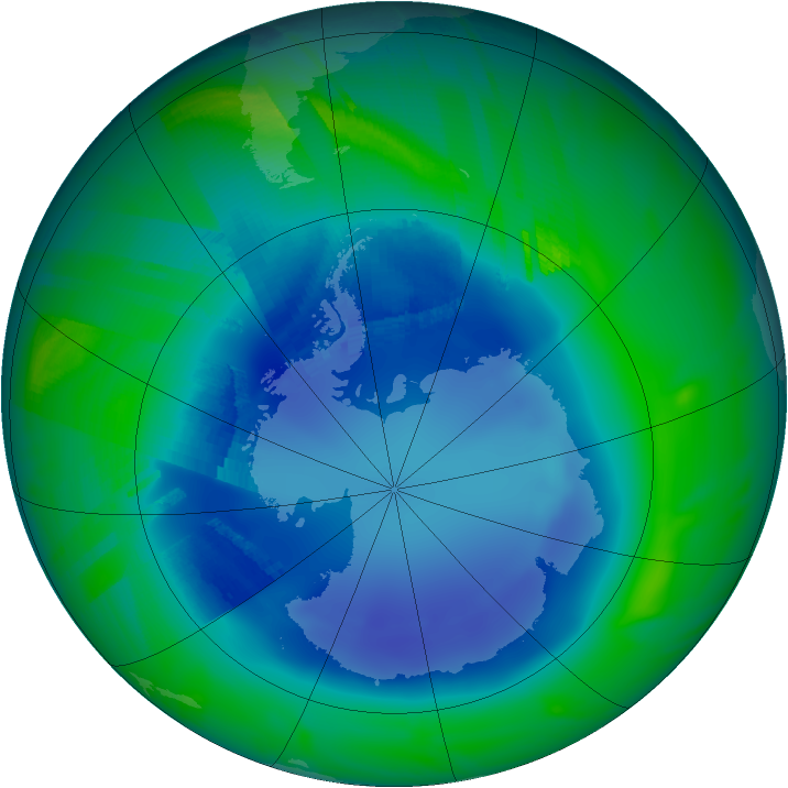 Ozone Map 2010-08-31